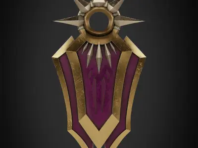 League of Legends Leona Shield of Daybreak for Cosplay 3D print model