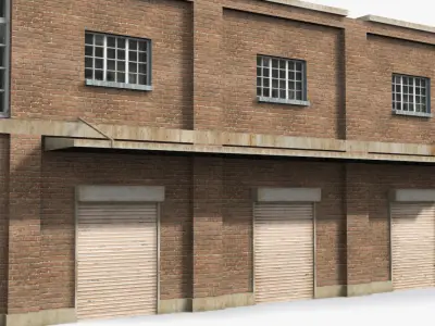 Factory x2 Low-poly 3D model purchase