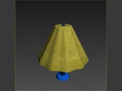 Cartoon Lamp Free 3D model