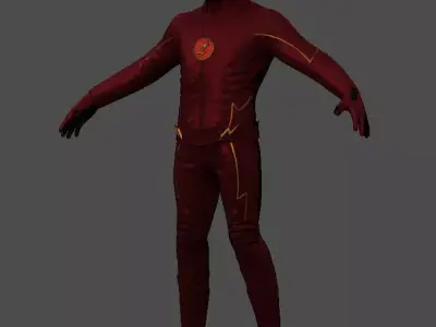 The Flash 3D model