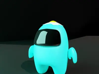 Among Us Character pack 3D model