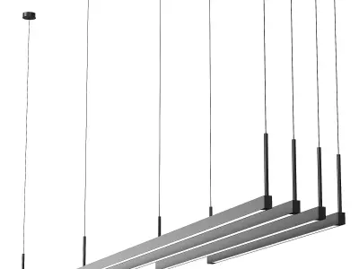 Thin Line Low-poly 3D model