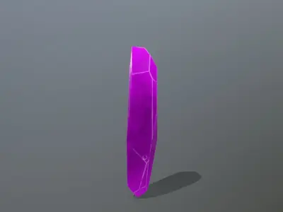 Crystal Set Low-poly 3D model 8