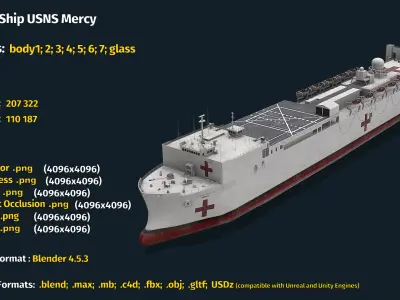  Hospital Ship USNS Mercy 