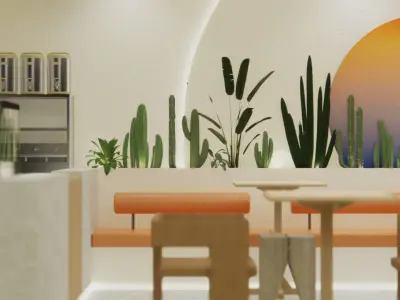 A Healthy Food Shop 3D model