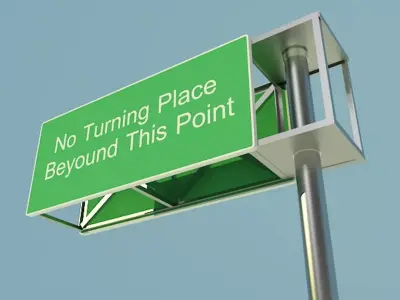 Highway Sign 3D model