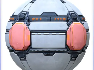 SciFi Seamless Texture Texture 17