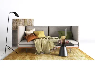 BoConcept Nantes Sofa Set 3D model