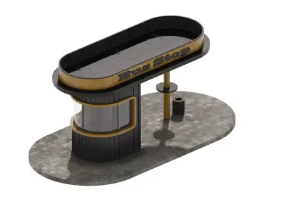 Bus Stop 2 3D model