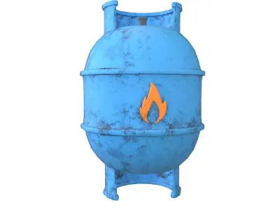 LPG Tank Icon V1 005 Low-poly 3D model