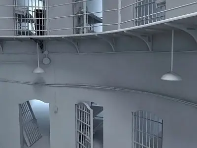 Prison Scene 3D model