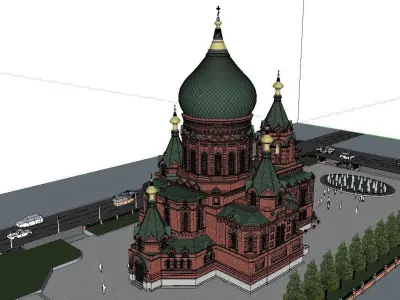 Architecture-Religion-God-Culture-Temple-0258 3D model