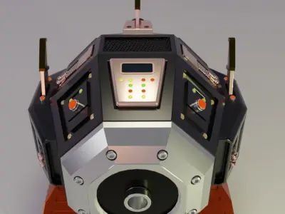 StarTrek Exocomp fan art 3D model