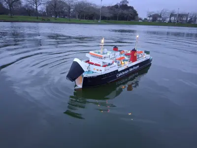 MV Isle of Arran 3D Printed rc working ferry ship 3D print model