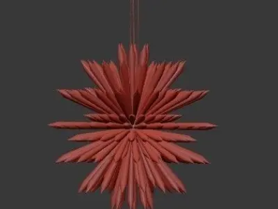Untitled starburst pendant light 3D model