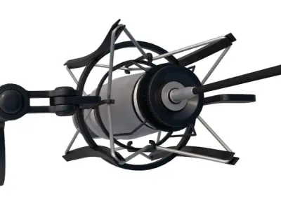 Studio Microphone 3D model