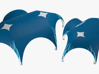 Tents Hexa inflatable no walls Axion 3D model