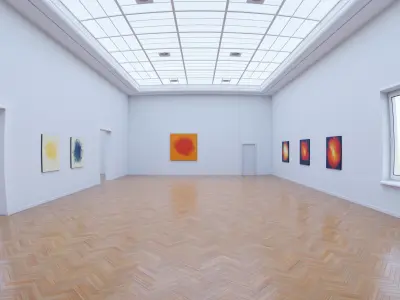 Art Museum Gallery Interior 26 Low-poly 3D model