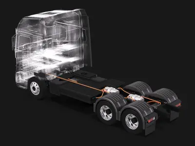  Electric Truck Chassis X-ray 