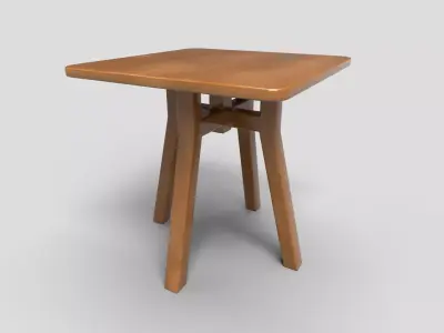 Square Table CG82 3D model