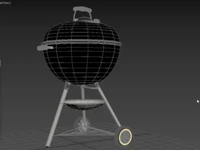 Weber 741001 Original Kettle 22-Inch Charcoal Grill 3D model