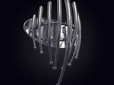 Modern Lamp Torch 3D model