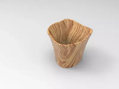Kea Vase Low-poly 3D model