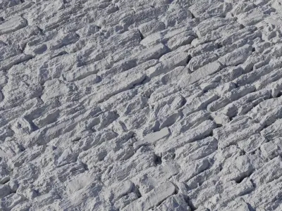 Burnt Slate Shingle Wall PBR Texture Texture