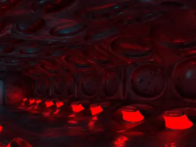 Sci Fi Interior 3D model