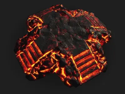 Staris Rock 13 Low-poly 3D model