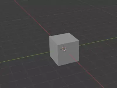 just a cube 3D model