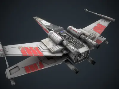 X-Wing Starfighter 3D print model