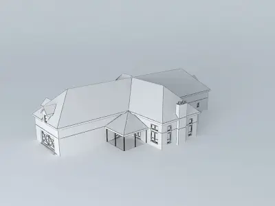 Large house Free 3D model