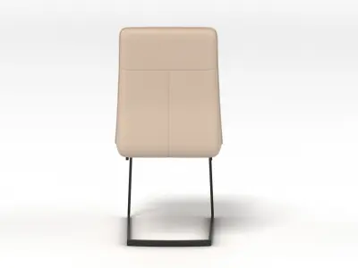 Contemporary Dining Chair Low-poly 3D model