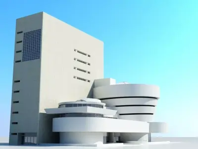 Solomon R Guggenheim Museum 3D model