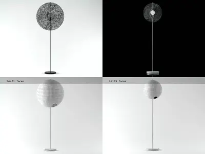 Random Floor Light 3D model