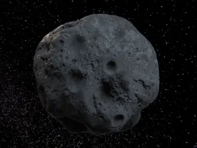Detailed hight-poly asteroid 3D model