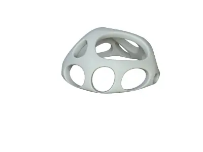 SciFi Cube Object No 55918 Low Poly Shape Low-poly 3D model