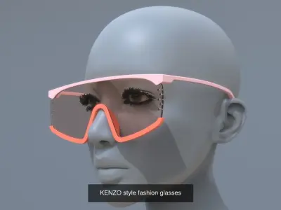 Fashion Sci fi glasses pack x4 