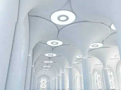 Classic Interior Scene 6 3D model