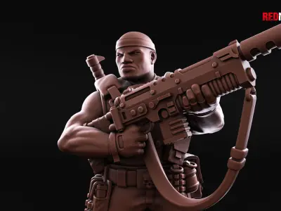 Jungle Fighters - Squad of the Imperial Force 3D print model