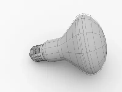 Reflector Light Bulb 3D model
