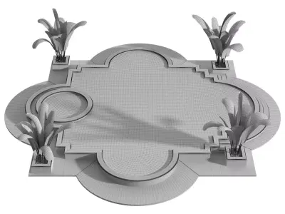 Swimming pool 019 3D model