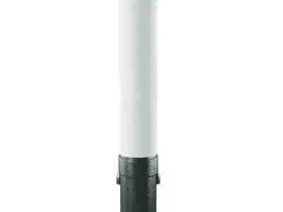 Contempo outdoor post light Low-poly 3D model