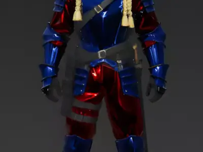 Royal Velvet Tactical Guard 3D Model Low-poly 3D model