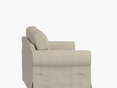 Ektorp 3 seat sofa kilanda light beige 3D model