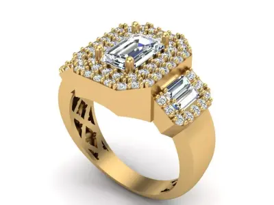 Jewelry ring 370 3D print model