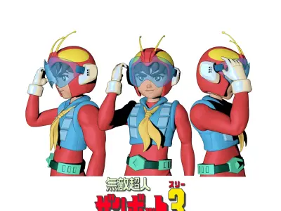 Kappei Jin  Zambot 3 3D print model