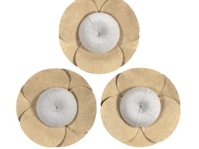 Uchiwa pendants 3D model