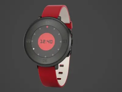 Pebble Time Round 3D model